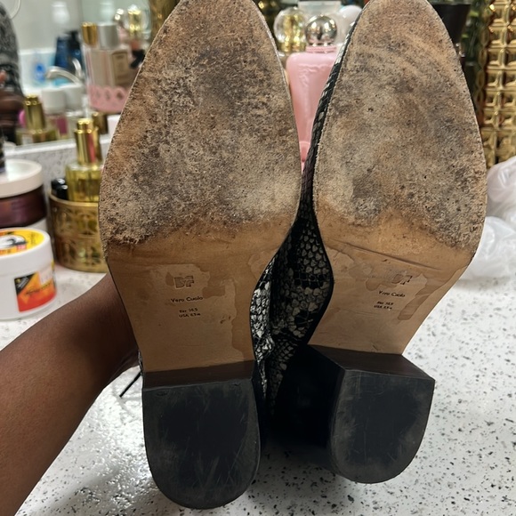 Diane Von Furstenberg Dakota Snakeskin Booties - Picture 7 of 13